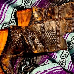 Bed Stu cobbler series wedge boots